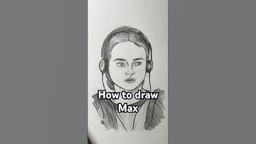 How to draw Max Mayfield from Stranger Things! Easy! #drawing #strangerthings #maxmayfield