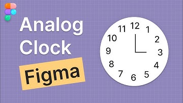 Analog Clock Design in Figma