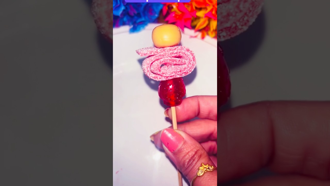 Wow Pink Chupachups belt Alpenliebe juzt jelly Candy Stick lollipop 🍡