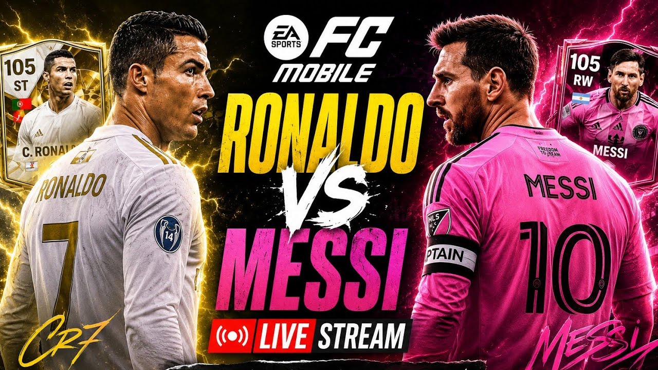🚨 WHO IS THE REAL GOAT? Ronaldo vs Messi | FC Mobile LIVE