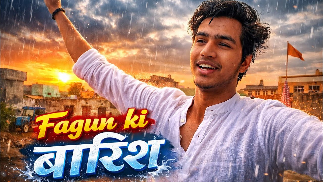 फाल्गुन की सबसे खतरनाक बारिस ⛈️🌧️ fhalgun ki sabse  Dhankar Barish||😱