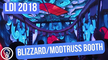 Blizzard Lighting "The Blizzard of Modtruss" Booth Design @ LDI 2018