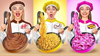 Desafío Cocina Comida de Chicle vs de Comida Real vs de Chocolate por Multi DO Challenge