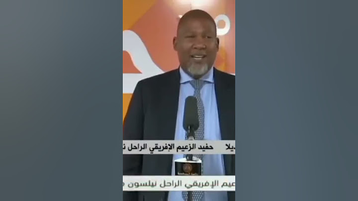 استقبال الوفد الجزائري حافد نيلسون مانديلا في الشأن الجزائر