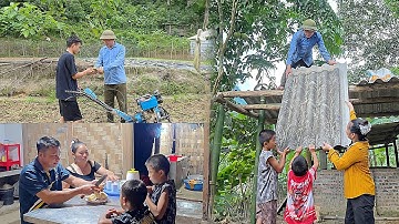 The Power of Love, Single Mother and Ex-Husband Build a Kitchen to Cook Pig Food Together. 
