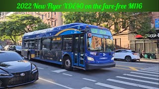 2022 New Flyer XDE40 9461 on the fare-free M116