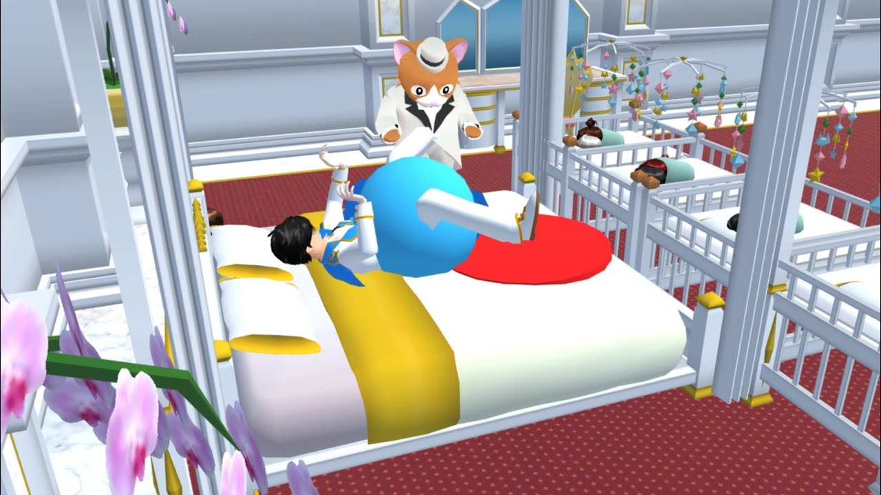 Raja Taiga Hamil Besar Melahirkan Bayi Kembar l Sakura School Simulator