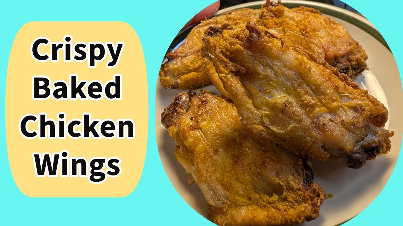 Хрустящие запеченные куриные крылышки 