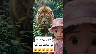 fatima or lion 🦁 #cute #baby #lion