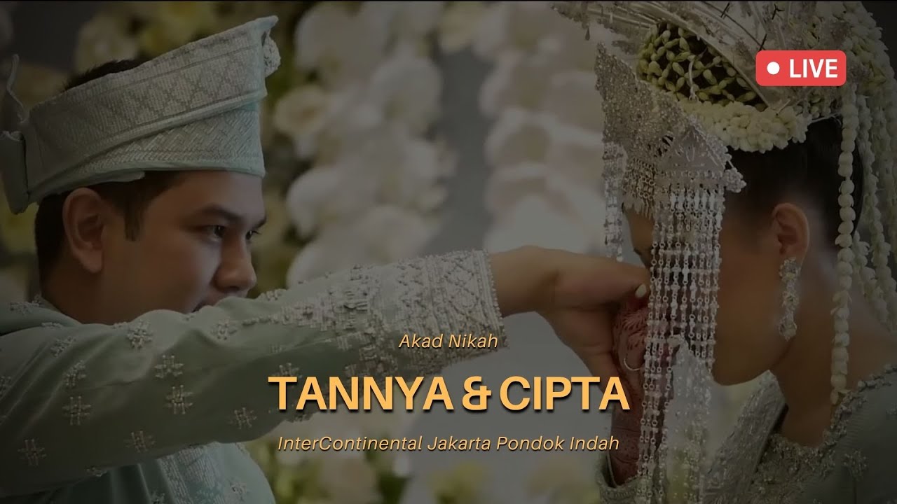 LIVE  - Akad Nikah Tannya & Cipta Adat Melayu