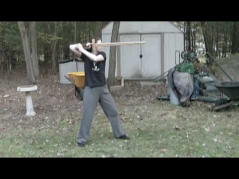 European Sword Posta Drill with Flourish - Side Vi...