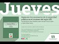 Presentación libro: Repensar los escenarios de la seguridad pública en el contexto del siglo XXI