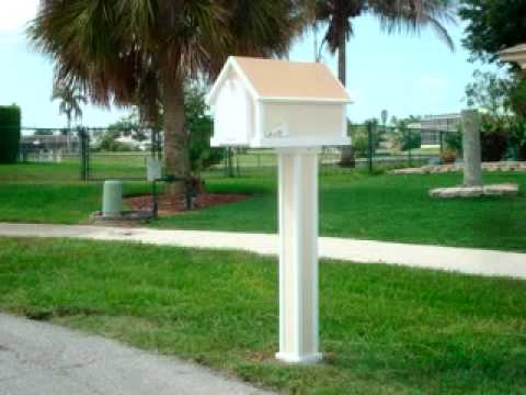 A nice box installation over existing post