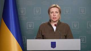 Ірина Верещук - про заплановану на 22 березня роботу гуманітарних коридорів.