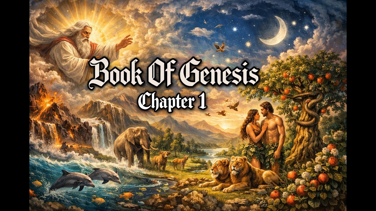 The Book Of Genesis Chapter 1 - YouTube
