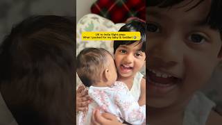UK to India flight prep: What I packed for my baby &amp; toddler! 🌍#tamilshorts#contentcreator#uktamil
