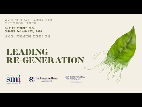 Venice Sustainability Fashion Forum 2024