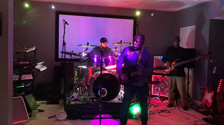 Clarence  Parker Performs Purple Rain at his house...