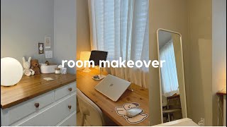 major room makeover & tour 2024  minimalist aesthetic, pinterest inspired