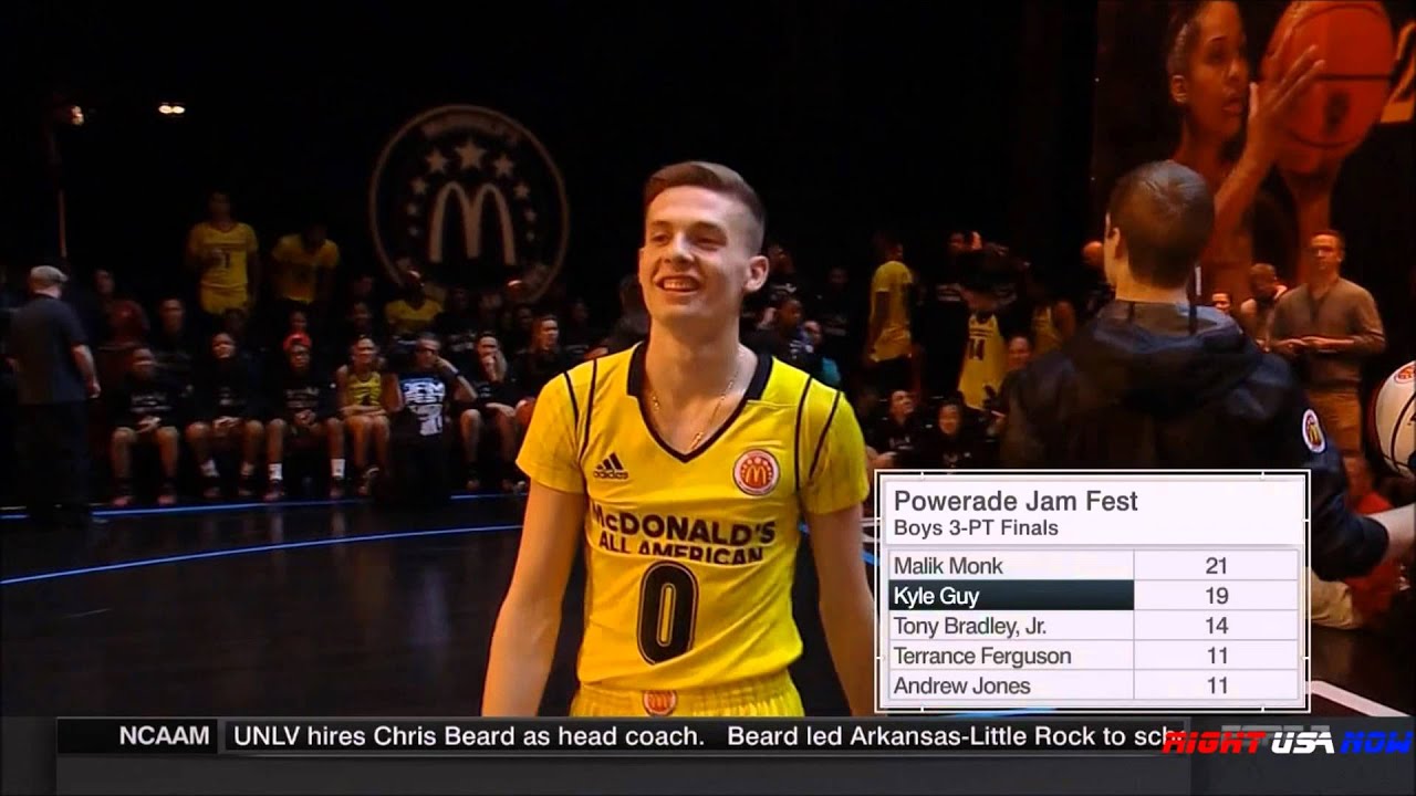 Malik Monk Wins 2016 McDonald's All-American 3-Point Contest
