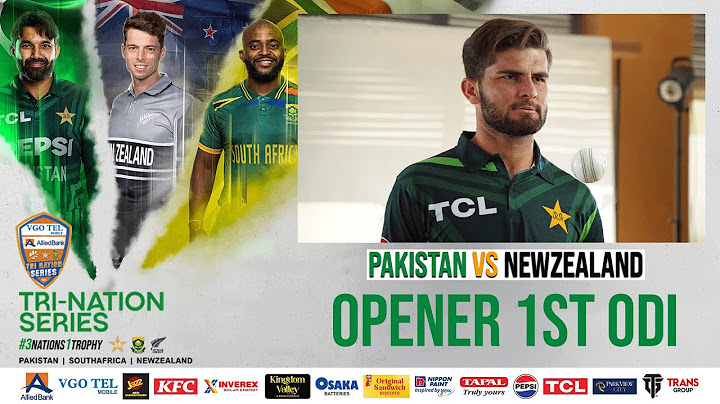 Opener | Pakistan vs New Zealand | 1st ODI | Tri-Nation Series 2025 | PCB | M2J1A