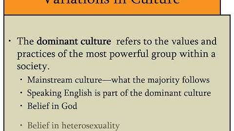 Introduction to Sociology Chapter 3 presentation on Culture