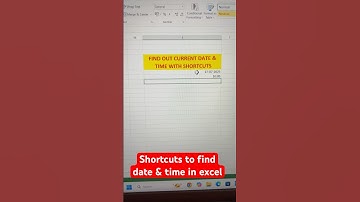 Ms excel shortcuts: Current Date Current Time #shorts #shortsvideo #youtubeshorts #excel #computer