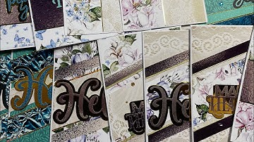 How Many cards can I Create Using 4 6x6 Paper Pads