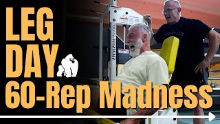 Leg Day 60-Rep Madness with the Vanilla Gorilla and Jacked Santa