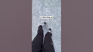 5 Easiest Ways To Stop 🔥😳 #iceskating #tips #beginners #skater #freestyle #shorts