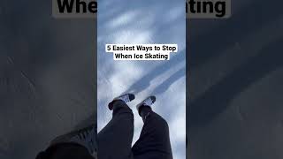5 Easiest Ways To Stop 🔥😳 #iceskating #tips #beginners #skater #freestyle #shorts screenshot 2