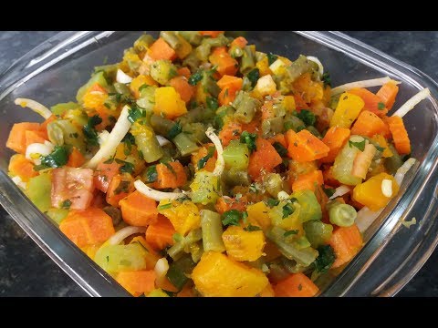 Vídeo: Receita Deliciosa De Salada De Vegetais