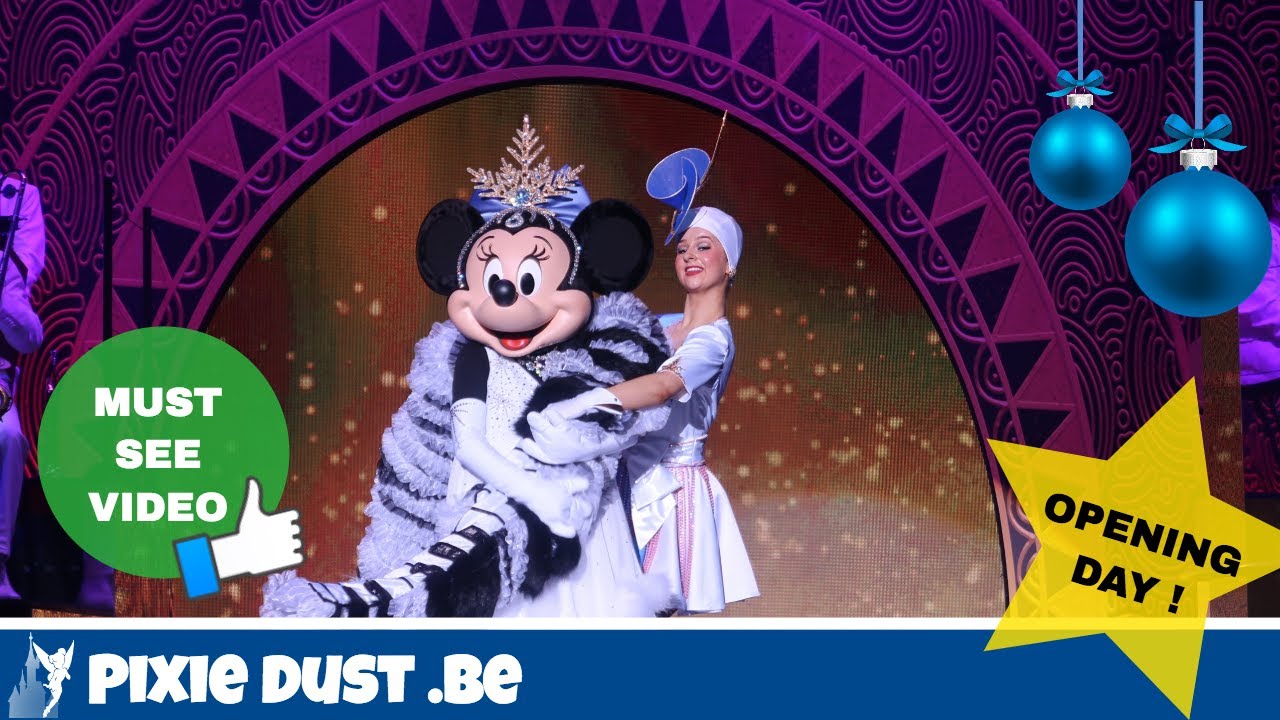 🎄FULL SHOW Mickey's Christmas Big Band version 2018 at Disneyland Paris HD