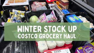Winter Costco Haul for Our North Idaho Homestead