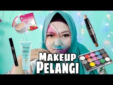Make up karakter ( pelangi ) - YouTube