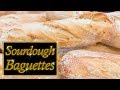 Sourdough Baguettes:  easy step by step.