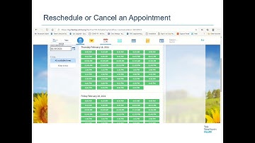 Reschedule or Cancel Appointments on the MyChart Website