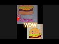 How to make a cute burger art 