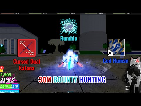 This Rumble Fruit COMBO Is INSANE  Bounty Hunting (Blox Fruits) 