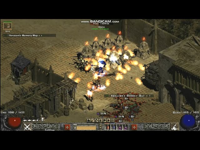 Fire Wall - Mur de feu - Diablo II - JudgeHype