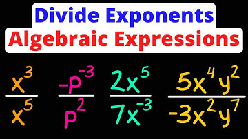Exponenten delen - Algebraïsche uitdrukkingen | Algebra 1 | Eet Pi