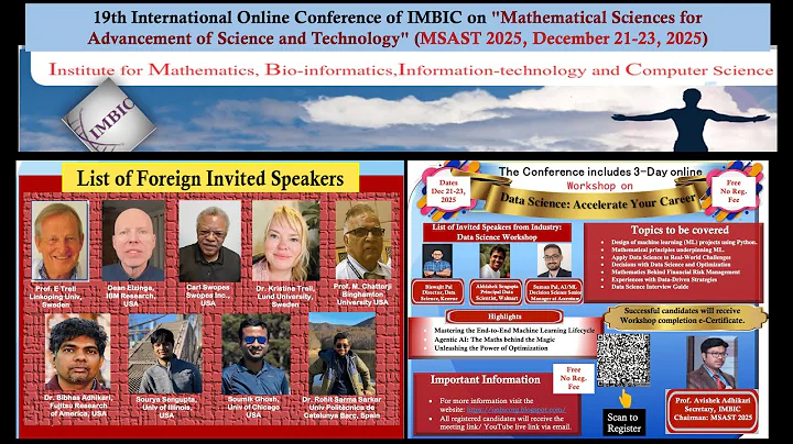 Day 1, 19th International Virtual Conference MSAST 2025, December 21-23, 2025