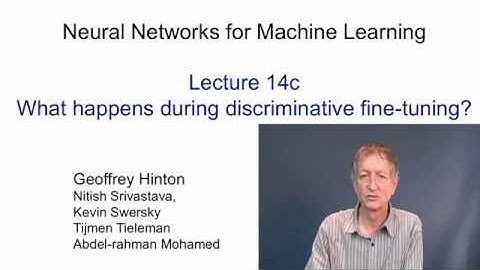 Lecture 14C : What happens during discriminative fine-tuning?