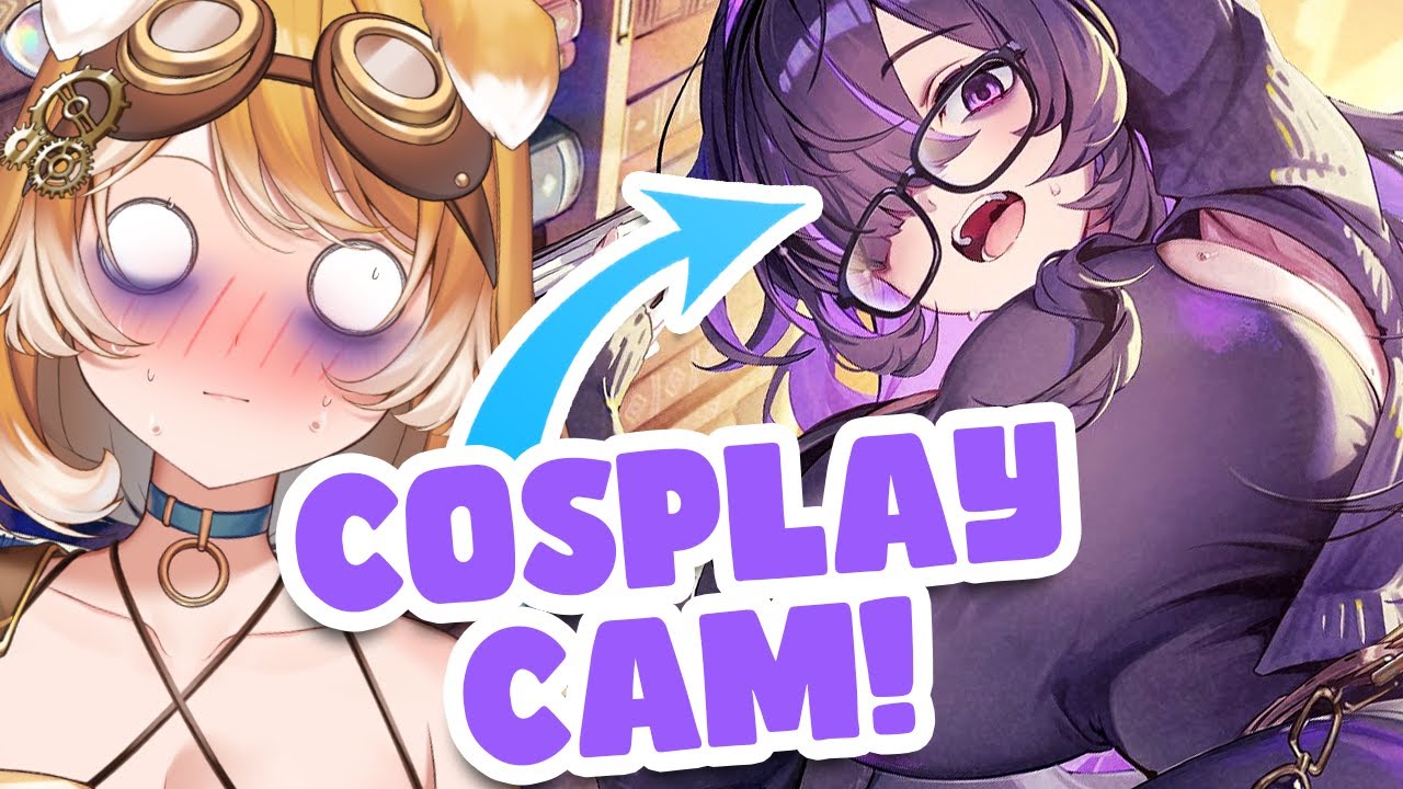 【COSPLAY CAM】Label opens NIKKE TRADING CARDS with you! 💀💜【