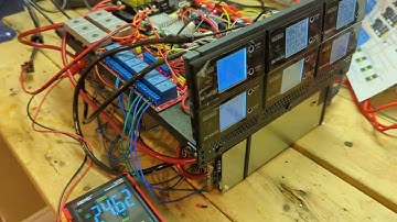 DIY budget 6DOF Motion Simulator project- Electronic Control Box - first test