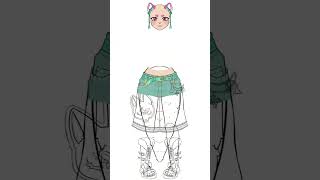 Part.4 of my Vtuber design process! #vtubermodel #vtuberartist #vtuber #vtuberart