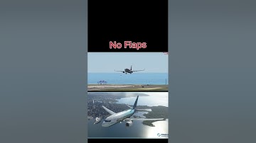 can i land without Flaps #short#msfs2020