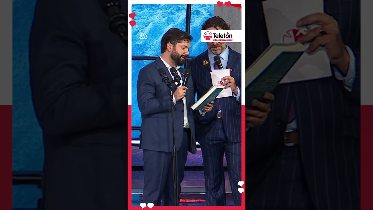 Las tres donaciones de Boric para la lucatón de la 