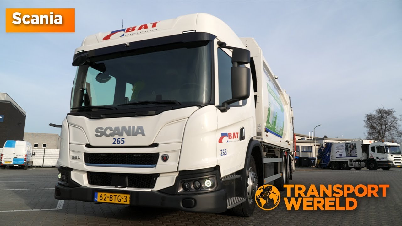De elektrische Scania vuilniswagen | RTL Transportwereld