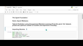 Prediction using unsupervised ML | Task-2 | GRIP | TSF